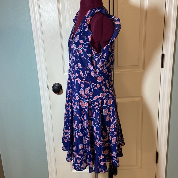 Nwot Rebecca Taylor Silk Kyoto Floral Dress - Picture 8 of 12